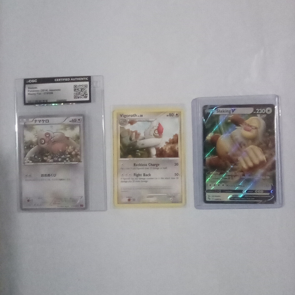 ✨Slakoth Evolution Pokemon Card Bundle✨